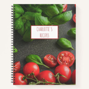 Modern Kitchen Koken Veggie Tomato Basil Recipe Notitieboek