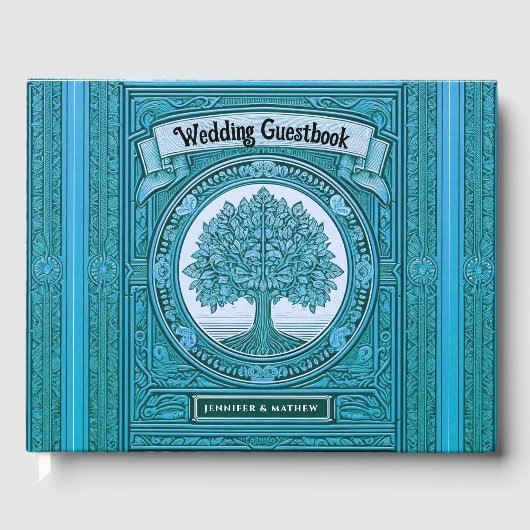 Modern klassiek gastenboek (Voorkant)