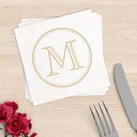 Modern klassiek rond monogram