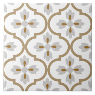 Modern klassiek Spaans mediterraan lichtpatroon Tegeltje