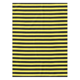 Modern klassiek zwart en geel gestreept tafelkleed