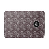 MODERN KLASSY MONOGRAMMED BLACK EN WHITE BADMAT (Voorkant)