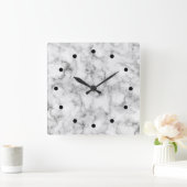 Modern klassy Stone Marble Design Vierkante Klok (Huis)