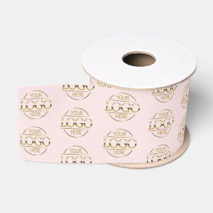 Modern Klein Zakelijk Logo Promotioneel Merk Grosgrain Lint