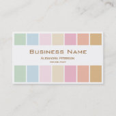 modern kleurenpalet visitekaartje (Voorkant)