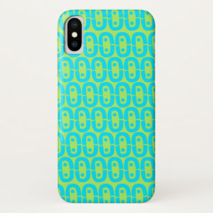 modern kleurig patroon iPhone x hoesje