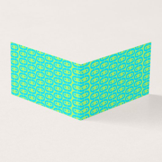 modern kleurig patroon kaart (Buitenkant)