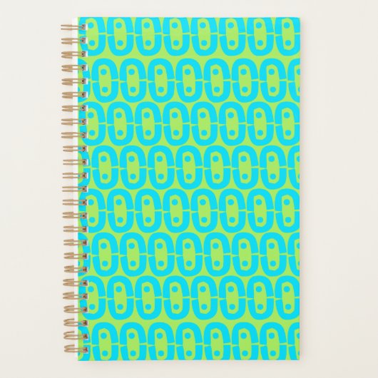 modern kleurig patroon planner (Voorkant)