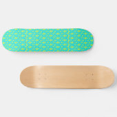 modern kleurig patroon skateboard (Horizontaal)