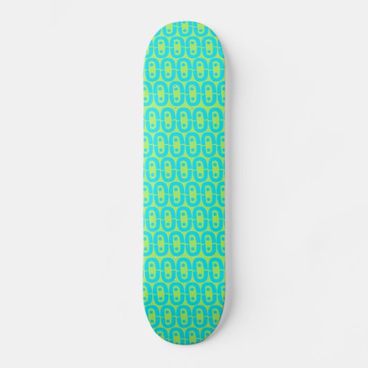 modern kleurig patroon skateboard (Voorkant)