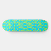 modern kleurig patroon skateboard (Horizontaal)