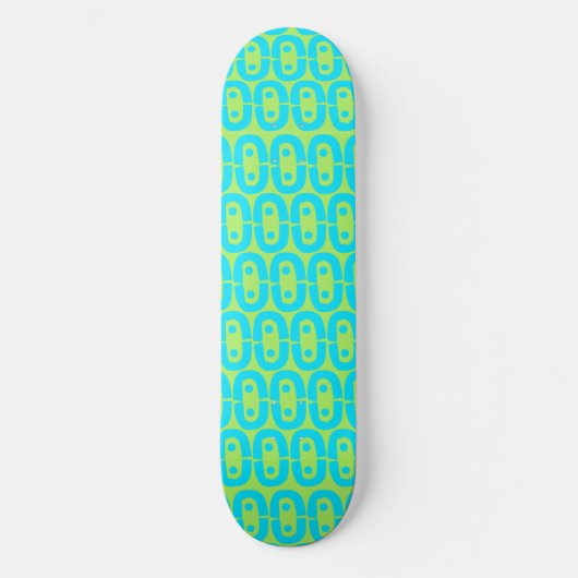 modern kleurig patroon skateboard (Voorkant)
