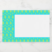 modern kleurig patroon voedselcontainer etiket (Enkel label)