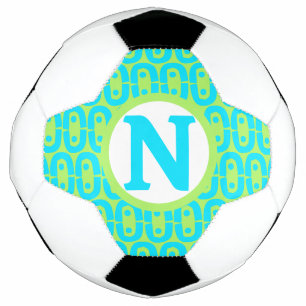modern kleurig patroon voetbal