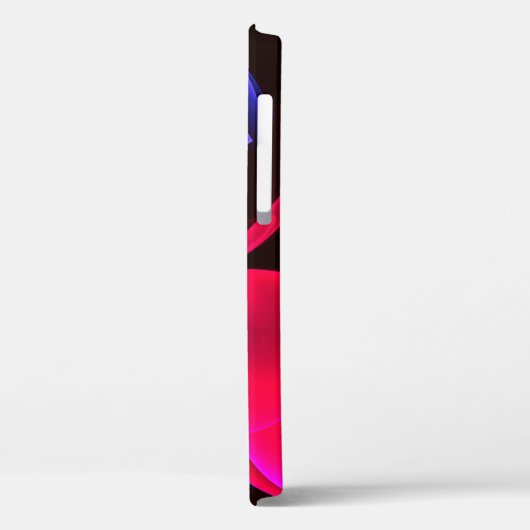 Modern kleurrijk bloemig Abstract kunstpatroon #06 Case-Mate iPhone Case (Achterkant / Links)