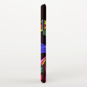 Modern kleurrijk bloemig Abstract kunstpatroon #06 iPhone Hoesje (Rechterkant)