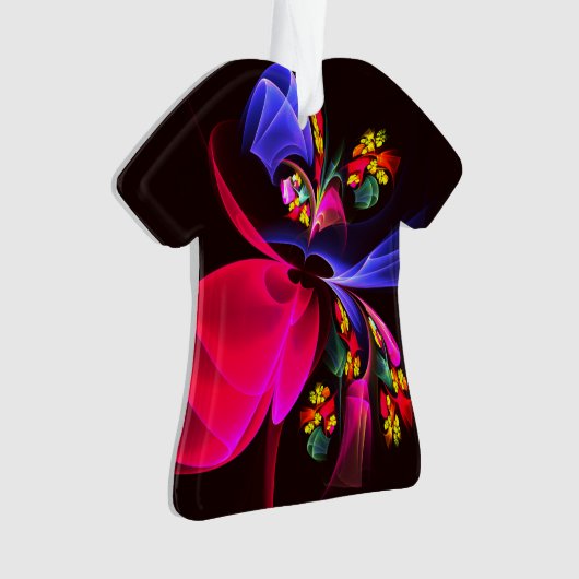 Modern kleurrijk bloemig Abstract kunstpatroon #06 Ornament (voorkant)