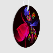 Modern kleurrijk bloemig Abstract kunstpatroon #06 Ornament (voorkant)