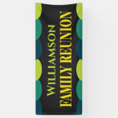 Modern kleurrijk familie reünie evenement spandoek (Verticaal)