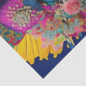 Modern Kleurrijk Geisha Decoupage Tissue Papier (Detail)