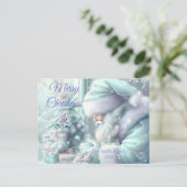 Modern kleurrijk kerstthema briefkaart (Staand voorkant)