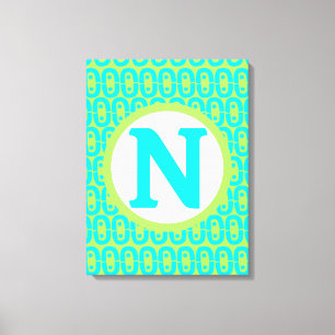 modern kleurrijk patroon canvas afdruk