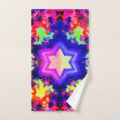 Modern kleurrijk patroonontwerp bad handdoek (Handdoek)