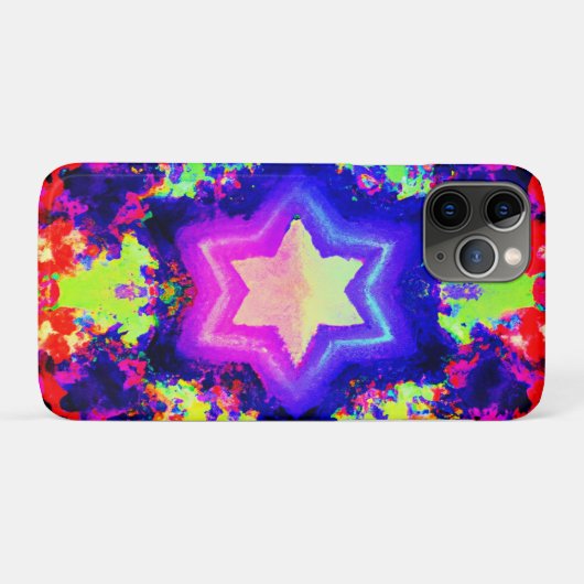 Modern kleurrijk patroonontwerp Case-Mate iPhone case (Achterkant (horizontaal))