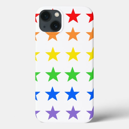 Modern kleurrijk sterrenpatroon Case-Mate iPhone case (Achterkant)