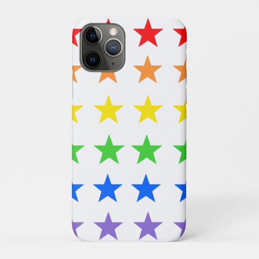 Modern kleurrijk sterrenpatroon Case-Mate iPhone case (Achterkant)