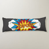 Modern kleurrijk stripboek KAPOW Pop Art Lichaamskussen (Achterkant)