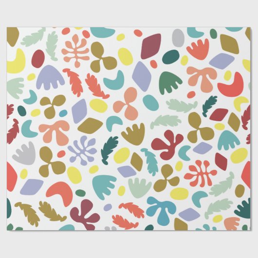 Modern, kleurrijk, verpakt papier (Vlak)