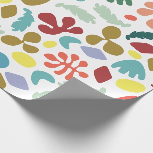 Modern, kleurrijk, verpakt papier (Hoek)