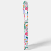 Modern Kleurrijke Bloementuin Monogram  Case-Mate iPhone Case (Achterkant / Links)