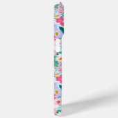 Modern Kleurrijke Bloementuin Monogram  Case-Mate iPhone Case (Achterkant / Rechts)