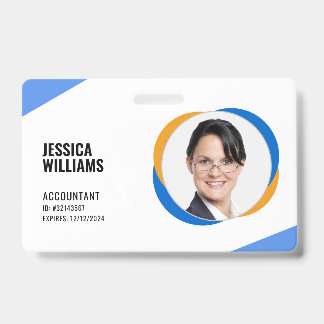 Modern Kleurrijke Personeels-ID-badge Badge