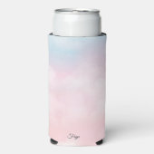 Modern Kleurrijke regenboog Gradient galaxy Ocean (Seltzer Voorkant)