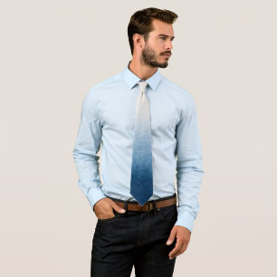 Modern Kleurrijke regenboog Gradient galaxy Ocean  Stropdas