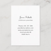 Modern, kleurvol patroon visitekaartje (Achterkant)