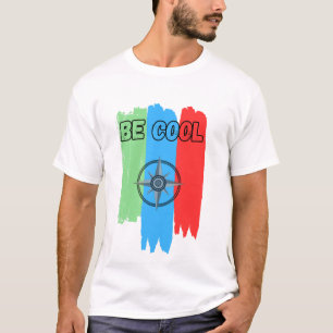 Modern Kompas Avonturen T-Shirt - "Wees Cool" Kleu