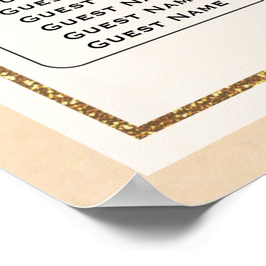 Modern koraal Abstract verbazingwekkend Poster (Hoek)