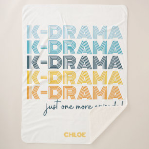 Modern Korean Drama die Blanket Large Sherpa bekij Sherpa Deken