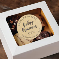 Modern Kraft Huis Bakkerij Logo Thuisgemaakte Brow
