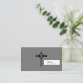 Modern kruis visitekaartje (Staand voorkant)