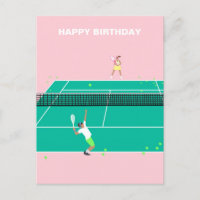 Modern Kunst Tennis Wedstrijd Speler Gefeliciteerd