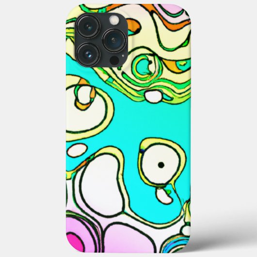 Modern kunstontwerp Case-Mate iPhone case (Achterkant)