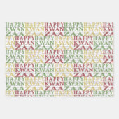 Modern Kwanzaa Inpakpapier Vel (Voorkant)