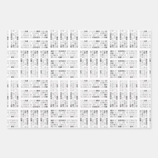 Modern Kwanzaa Inpakpapier Vel (Voorkant)