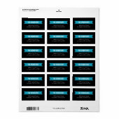 Modern label Adres (Full Sheet)