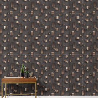 Modern Labyrinth (Metaal) Luxe Behang